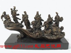 铜艺八仙过海