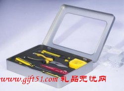 铁盒装家用小工具套装