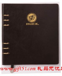 48K活页记事本带皮面