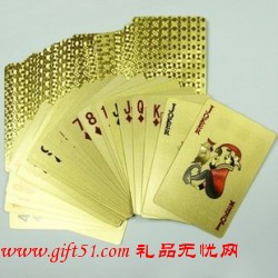 金箔扑克牌