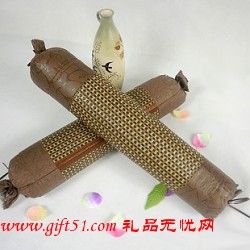 夏季凉席枕 藤席糖果枕