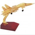 金黄苏-30合金战斗机飞机模型