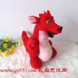 毛绒玩具 红龙公仔