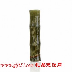 玉石竹节花瓶定做