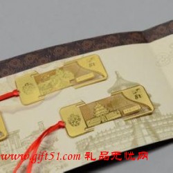 金属书签北京八景特色礼品