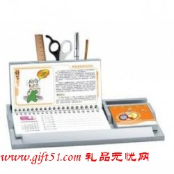 创意笔筒台历,2012年新款记事本周历定制