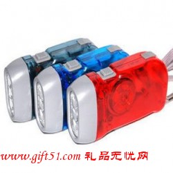环保节能LED灯,自发电手摇手电筒礼品,礼品电筒定制