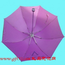 折叠珠光防紫外线广告伞