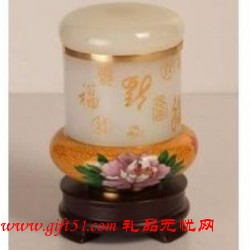 百福双临茶叶罐定制