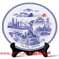 广州特色富贵满堂圆盘定制