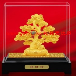 金镶玉招财树/绒沙金招财树