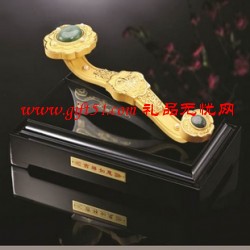 绒沙金吉祥如意