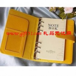 活页PU笔记本定制,多功能记事本定做,礼品记事本工厂