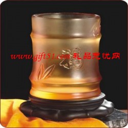 高贵祝福笔筒定做