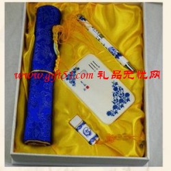 青花鼠标垫套装定做