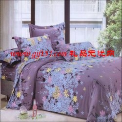 生态棉绒印花四件套