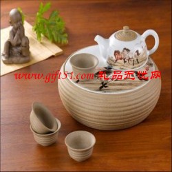 玉映砂志在千里办公套装茶具(惜福茶具)