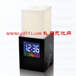 显示时间步步高升小夜灯 节能台灯