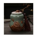 高档陶瓷茶叶罐 密封罐茶具包装