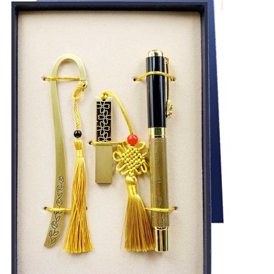 古青铜四叶草U盘三件套